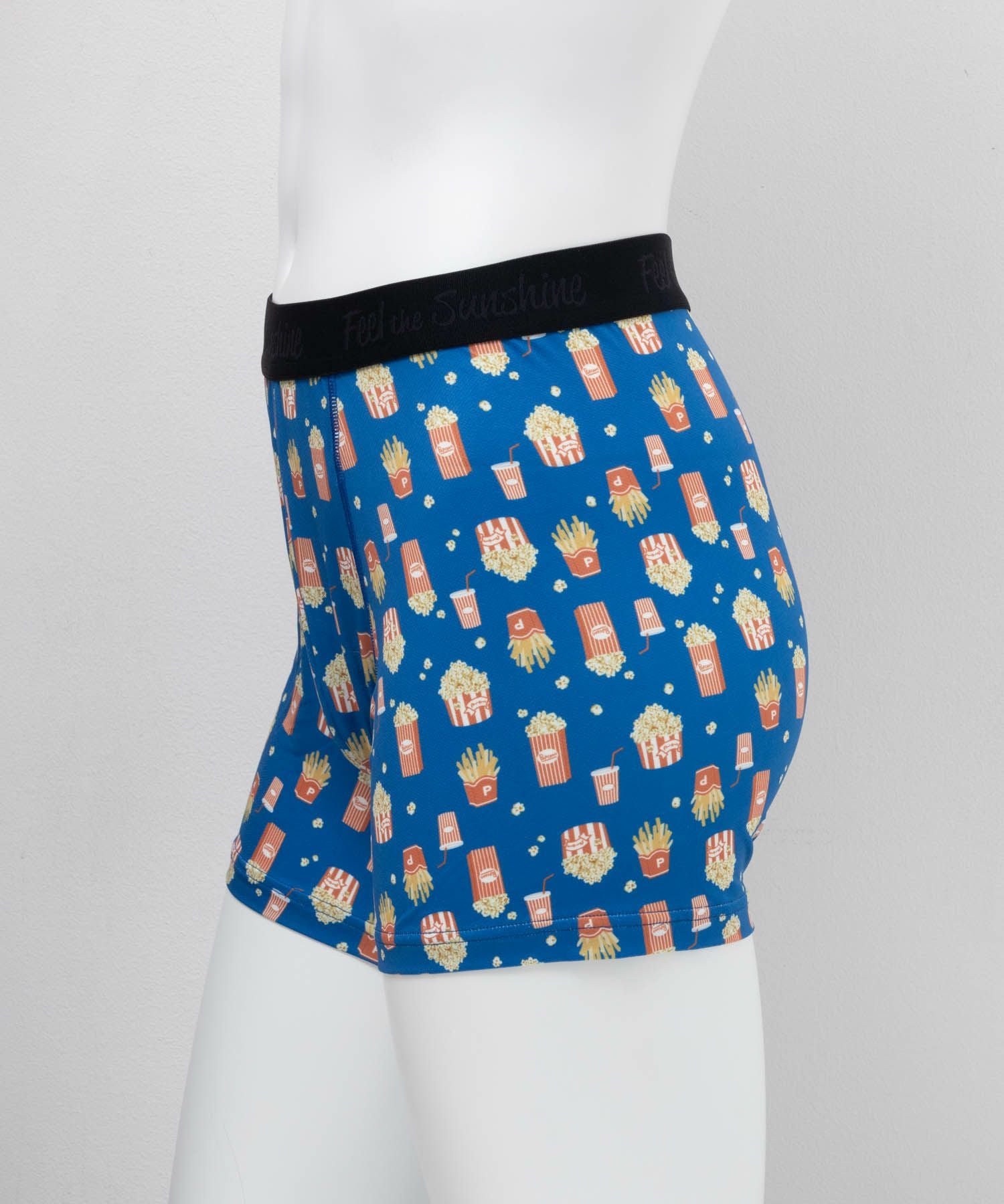 NAVY メッシュボクサーパンツ ポップコーン柄 メンズ