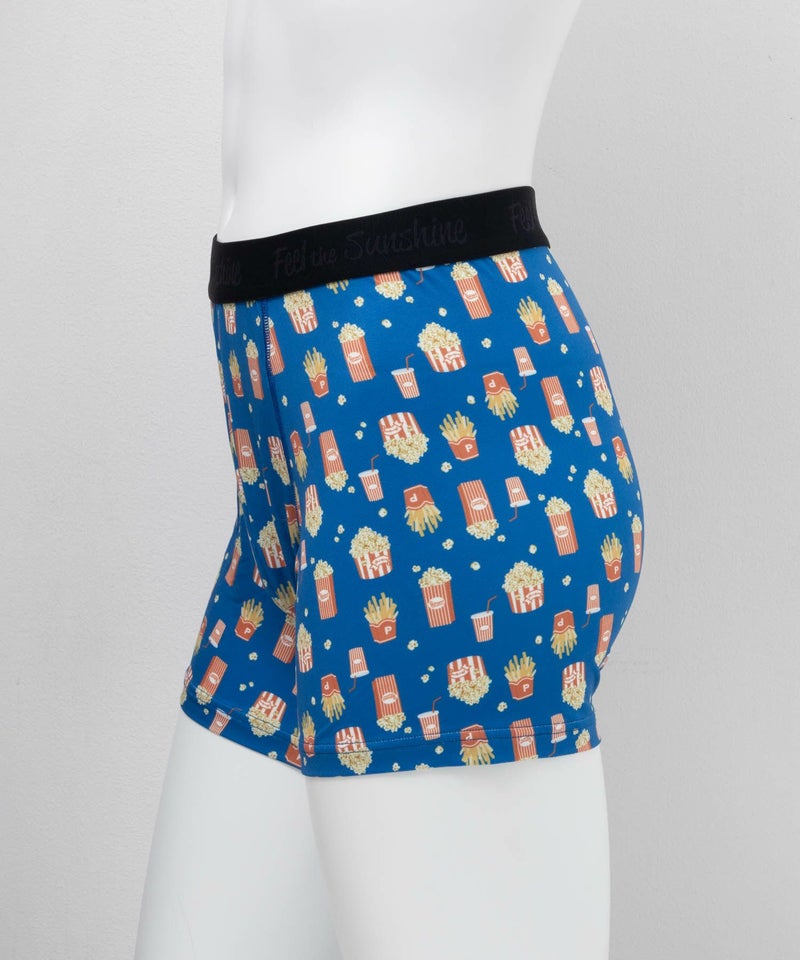 NAVY  メッシュボクサーパンツ ポップコーン柄 メンズ メール便 対応商品商品画像-2