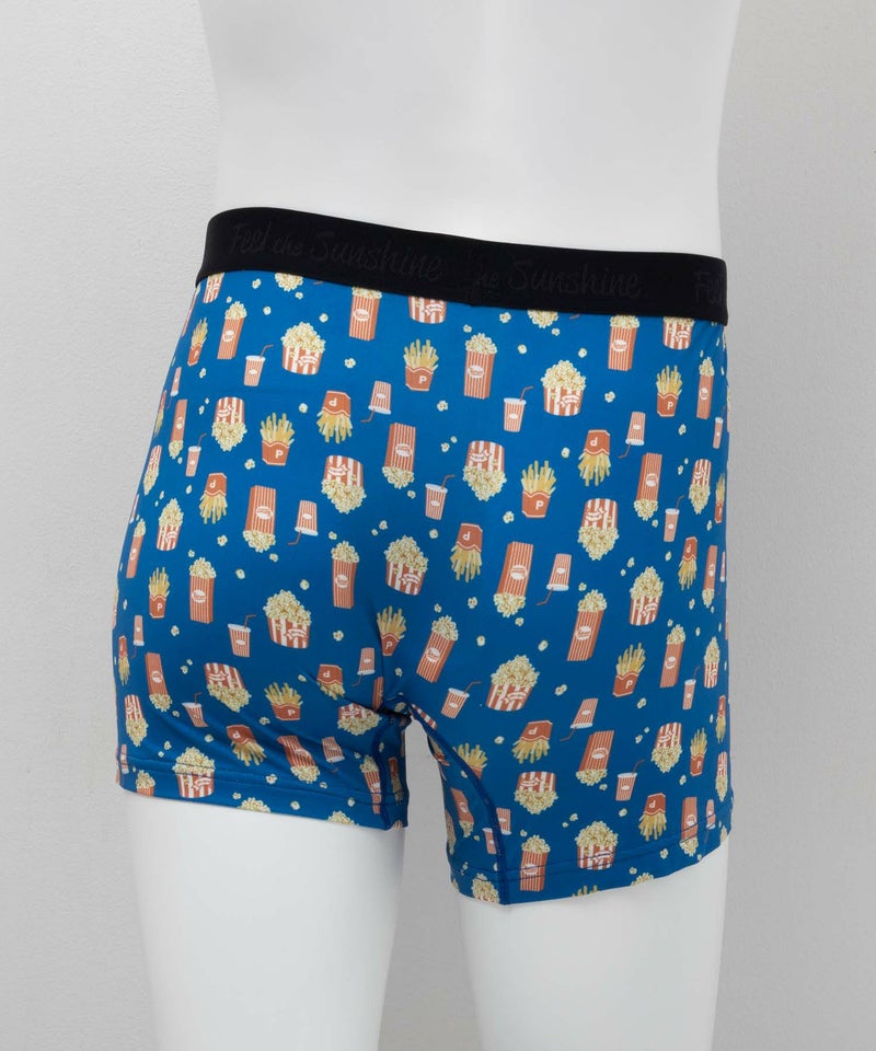 NAVY  メッシュボクサーパンツ ポップコーン柄 メンズ メール便 対応商品商品画像-3