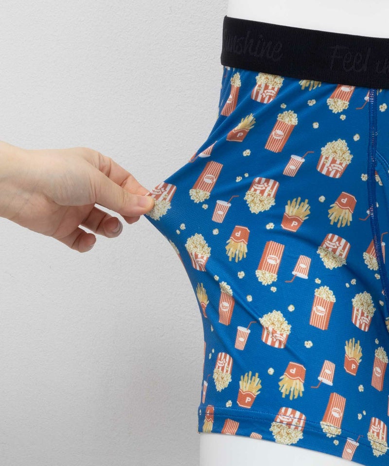 NAVY メッシュボクサーパンツ ポップコーン柄 メンズ メール便 対応商品商品画像-8