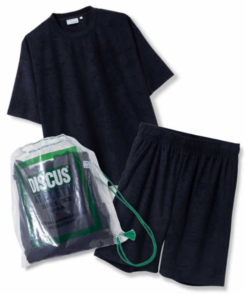 【WEB限定】DISCUS 半袖ルームウェア パイルセットアップ メンズ商品画像-1