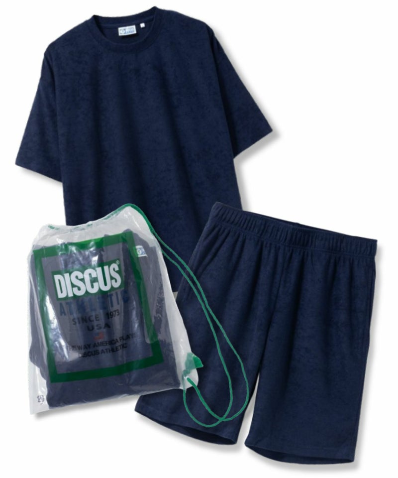 【WEB限定】DISCUS  半袖ルームウェア パイルセットアップ メンズ商品画像-3