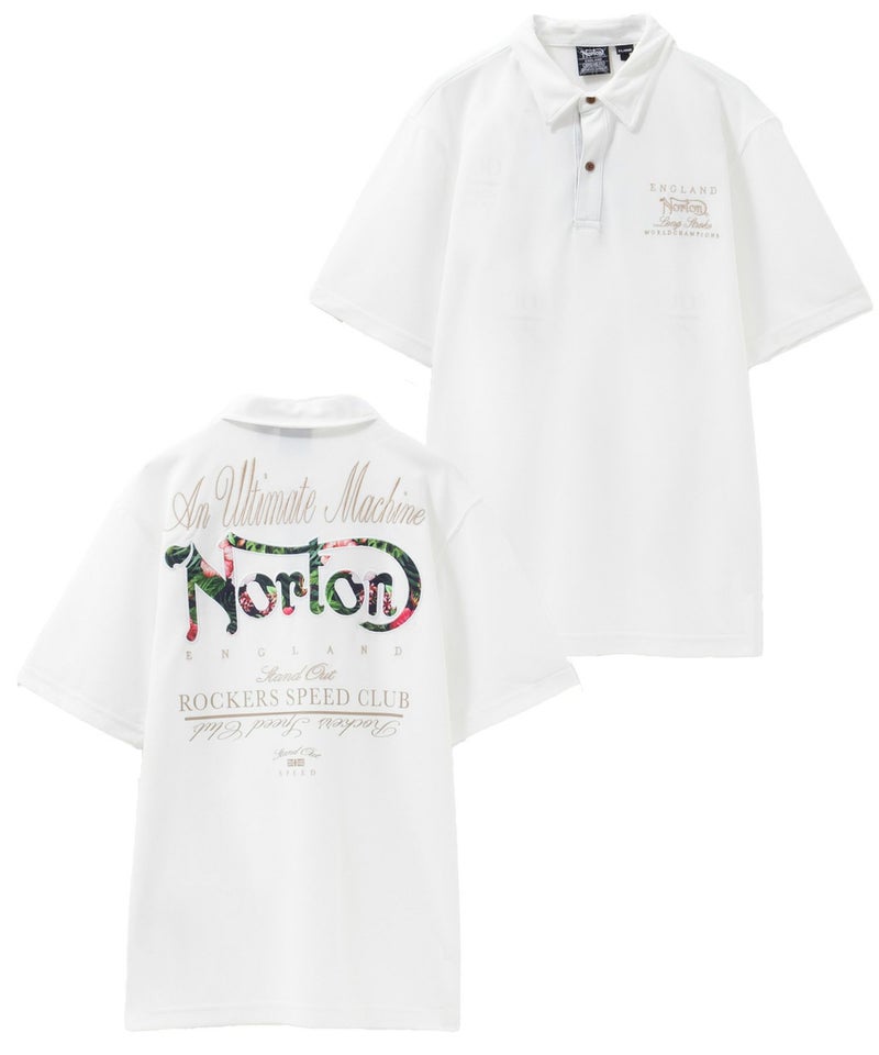 Norton ボタニカルワッペンポロシャツ メンズ商品画像-2
