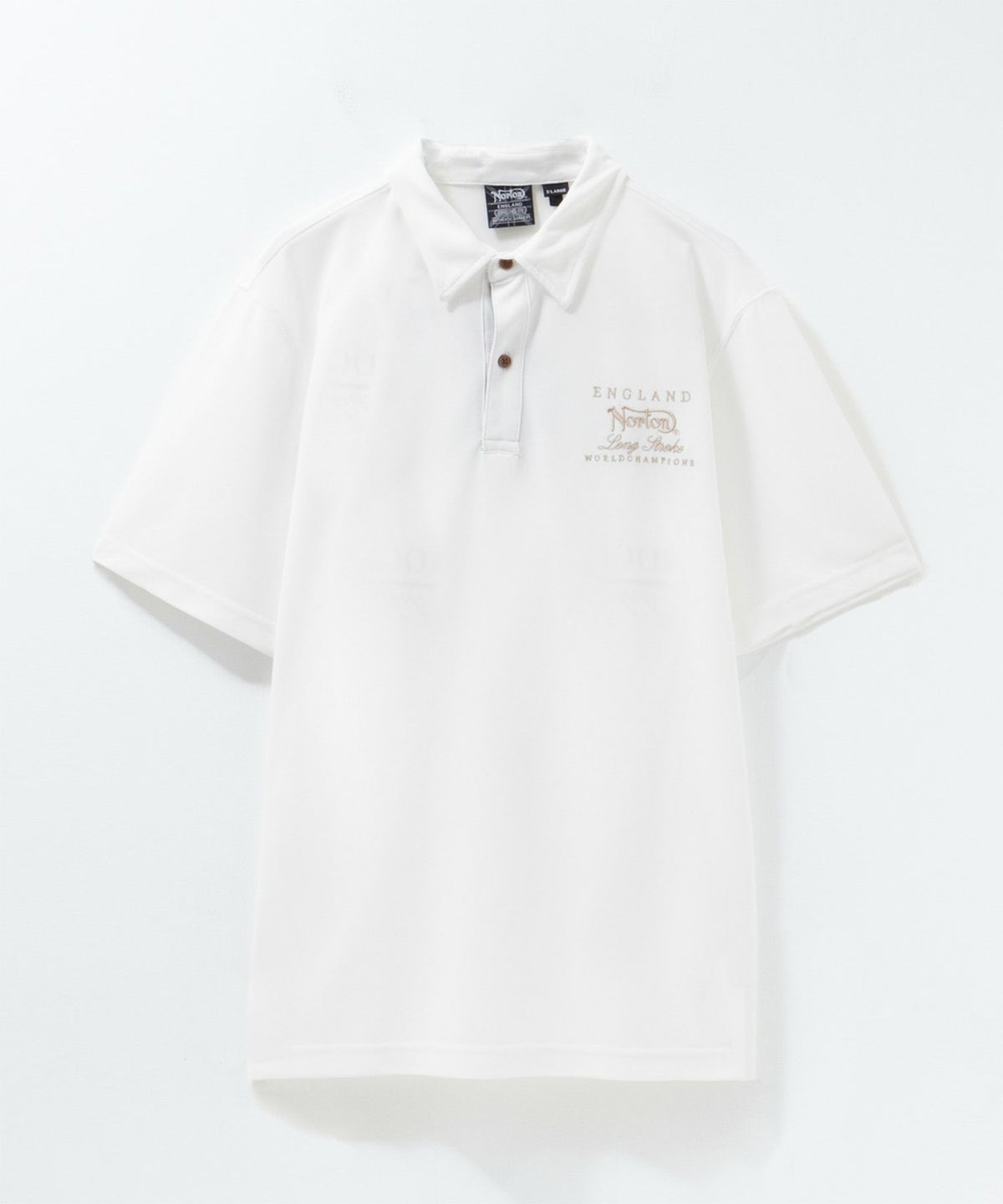 Norton ボタニカルワッペンポロシャツ メンズ