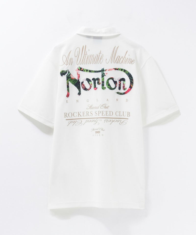 Norton  ボタニカルワッペンポロシャツ メンズ商品画像-6