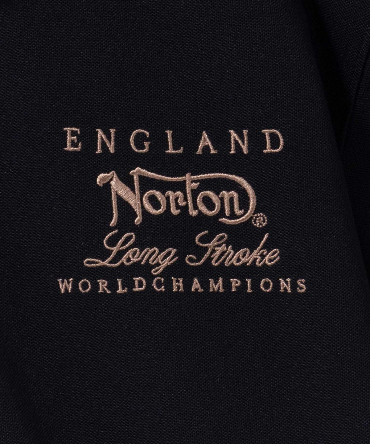 Norton ボタニカルワッペンポロシャツ メンズ