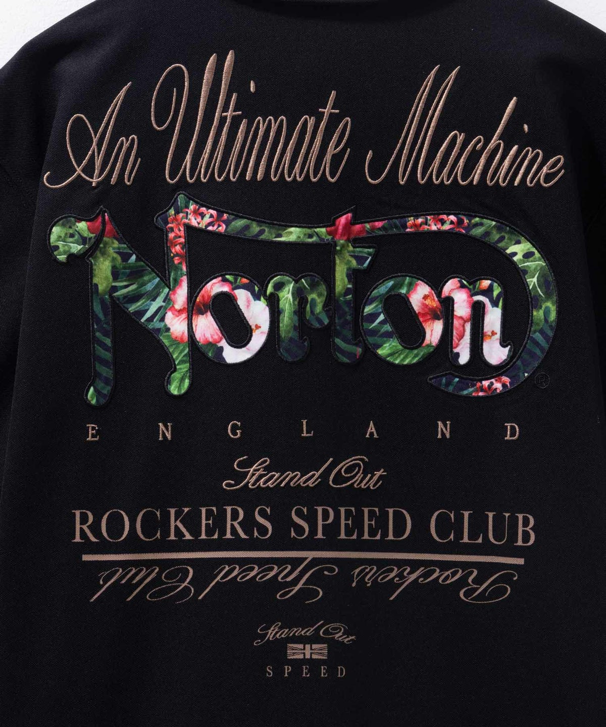 Norton ボタニカルワッペンポロシャツ メンズ