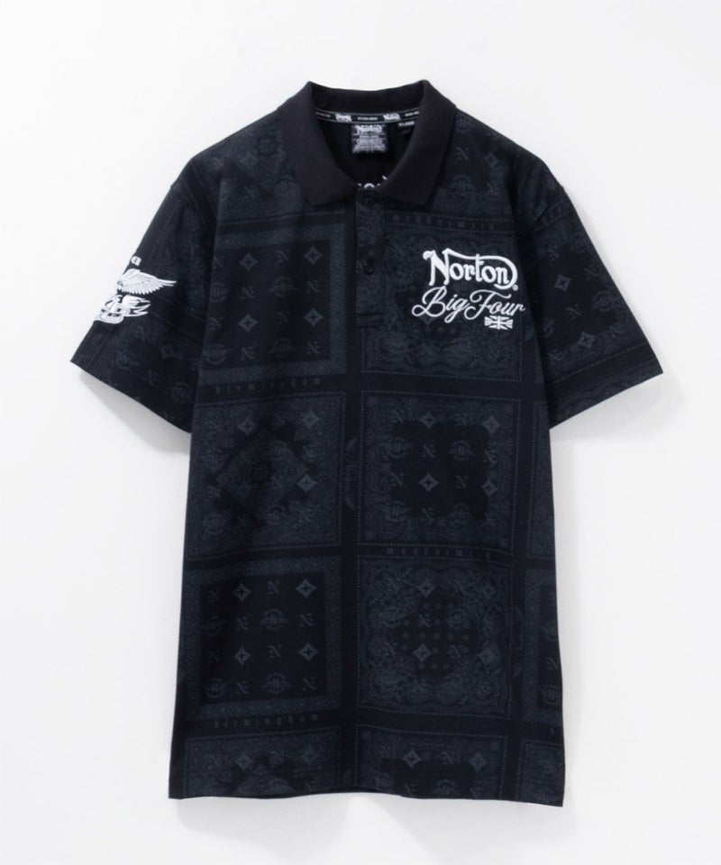 Norton  モノグラムバンダナポロシャツ メンズ商品画像-3