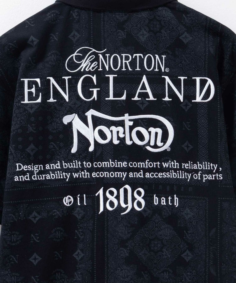 Norton モノグラムバンダナポロシャツ メンズ商品画像-10