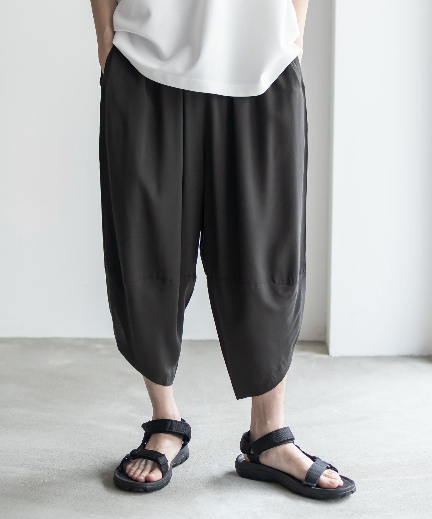 NAVY SARARI レーヨンバルーンパンツ メンズ