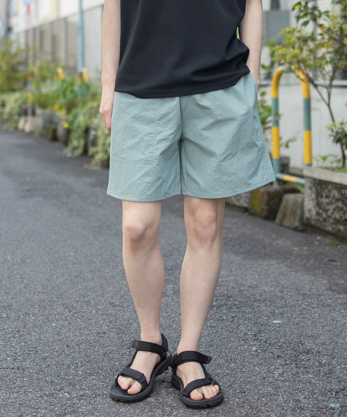 Reebok ナイロンショートパンツ メンズ