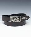 Norton 本革総柄ベルト メンズ