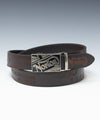 Norton 本革総柄ベルト メンズ