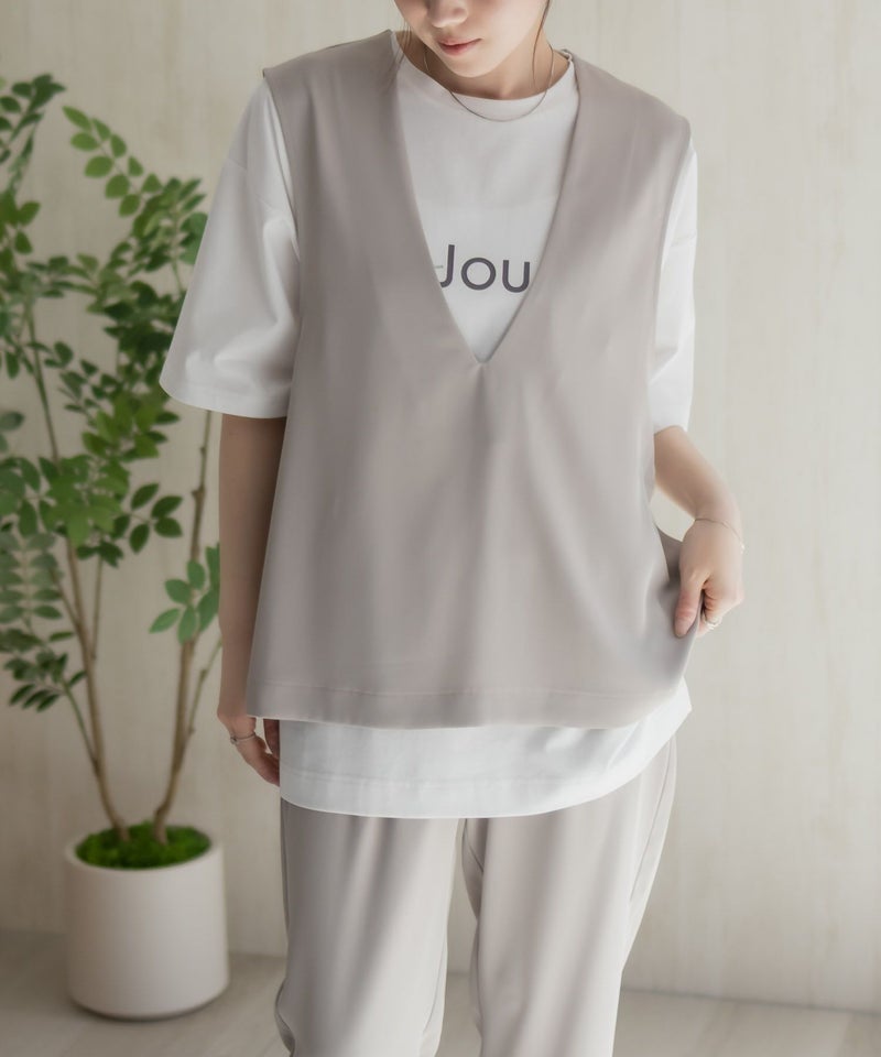 HusHusH 冷感ノーカラージレ レディース商品画像-1