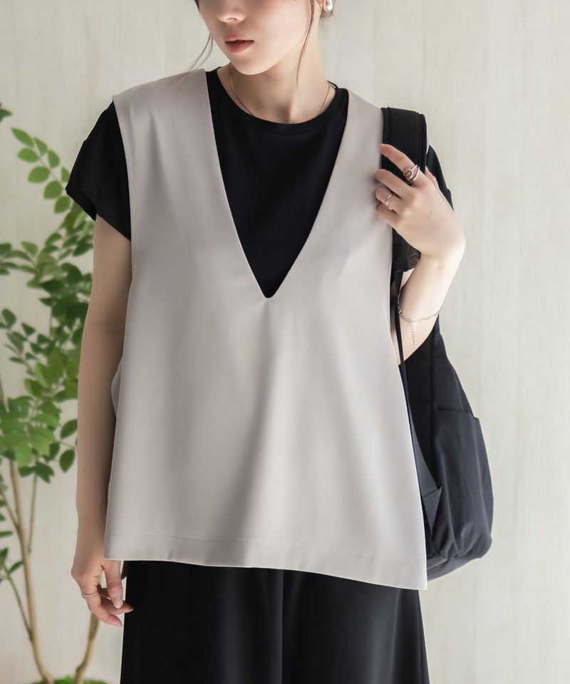 HusHusH 冷感ノーカラージレ レディース商品画像-5