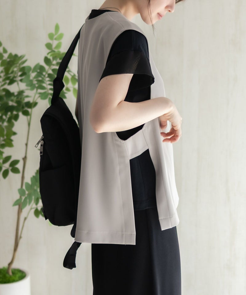 HusHusH 冷感ノーカラージレ レディース商品画像-6