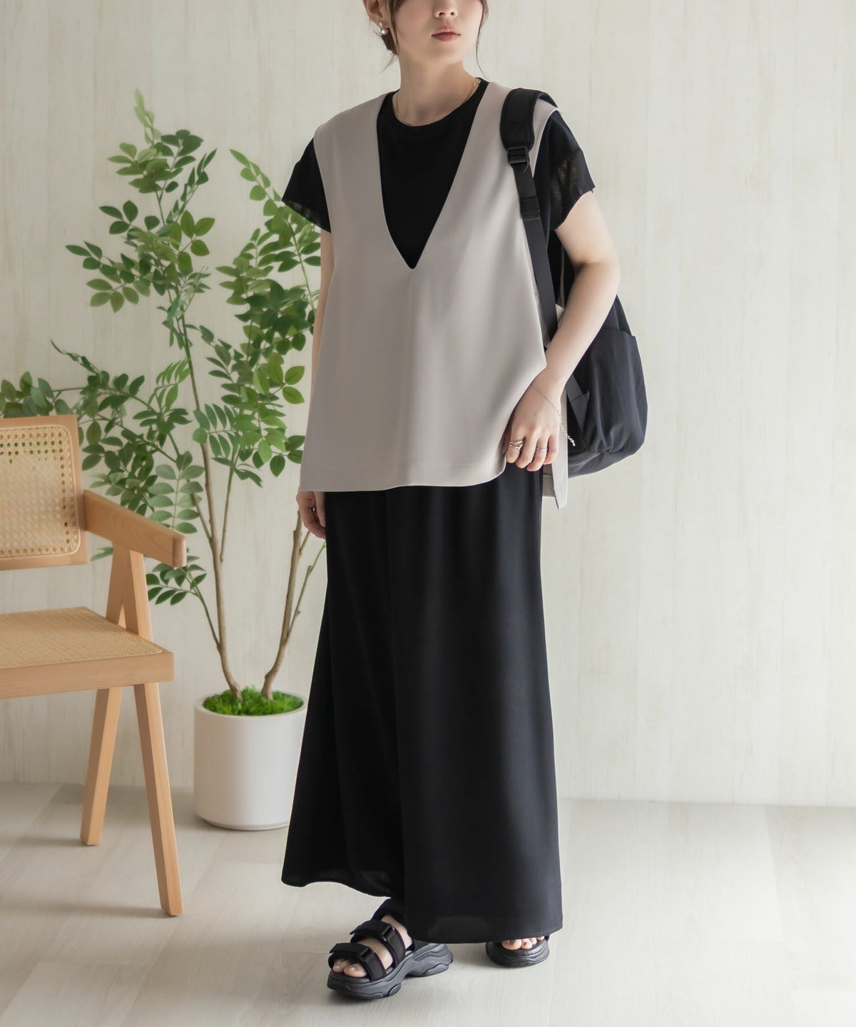 HusHusH 冷感ノーカラージレ レディース