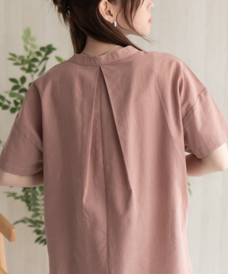 HusHusH  麻混スキッパーブラウス レディース商品画像-19