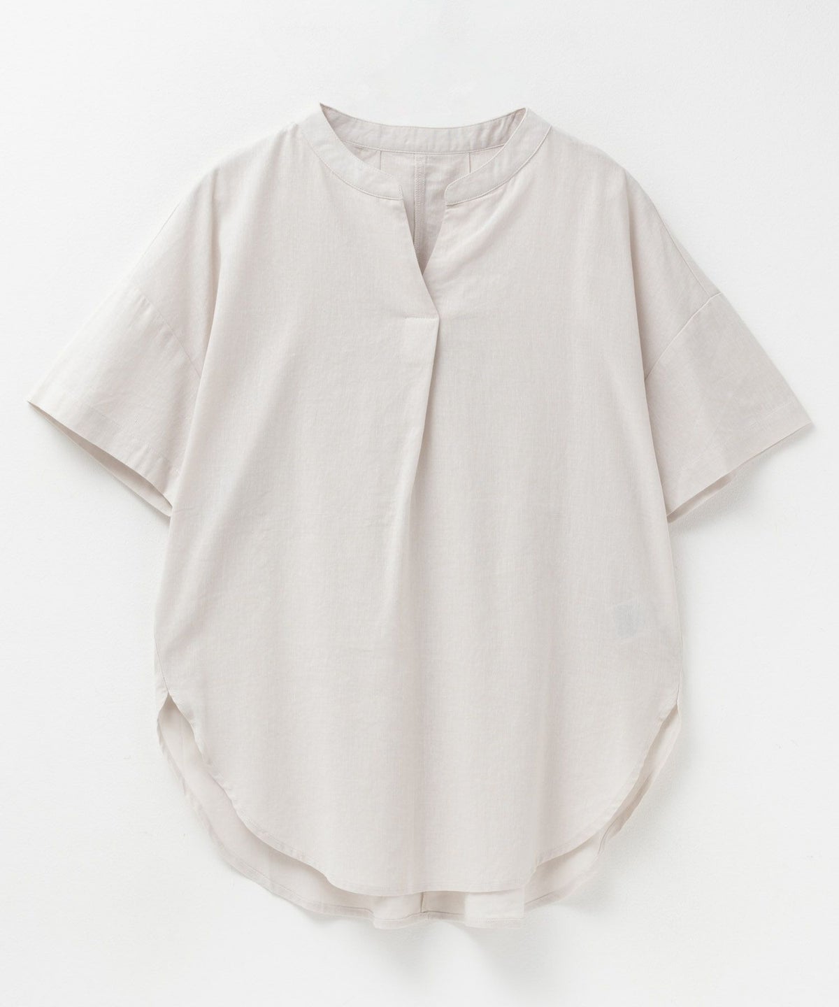 HusHusH 麻混スキッパーブラウス レディース