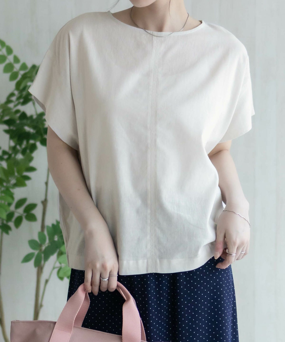 HusHusH 麻混プルオーバー レディース