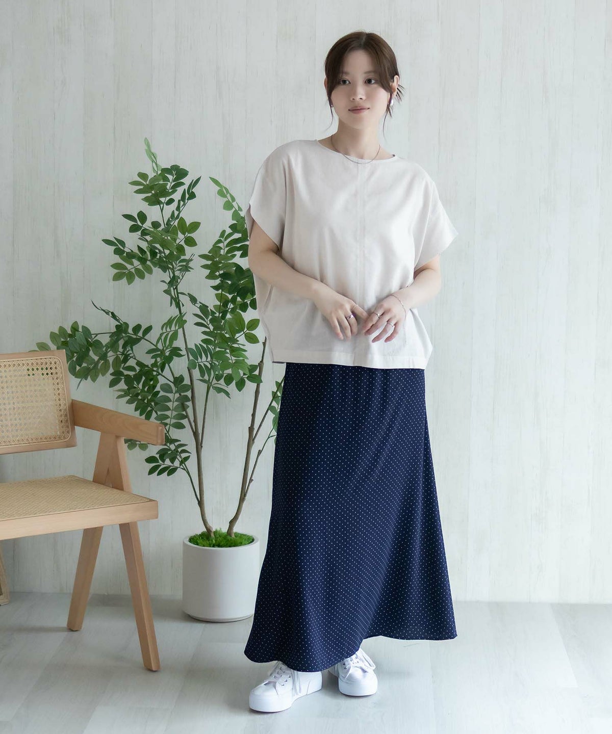 HusHusH 麻混プルオーバー レディース