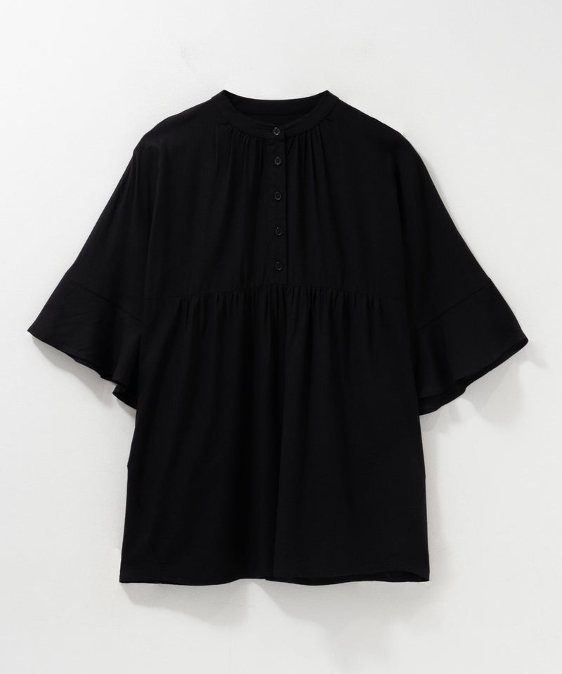 Howdy Marie インドファブリック 袖フリルシャツ レディース商品画像-21