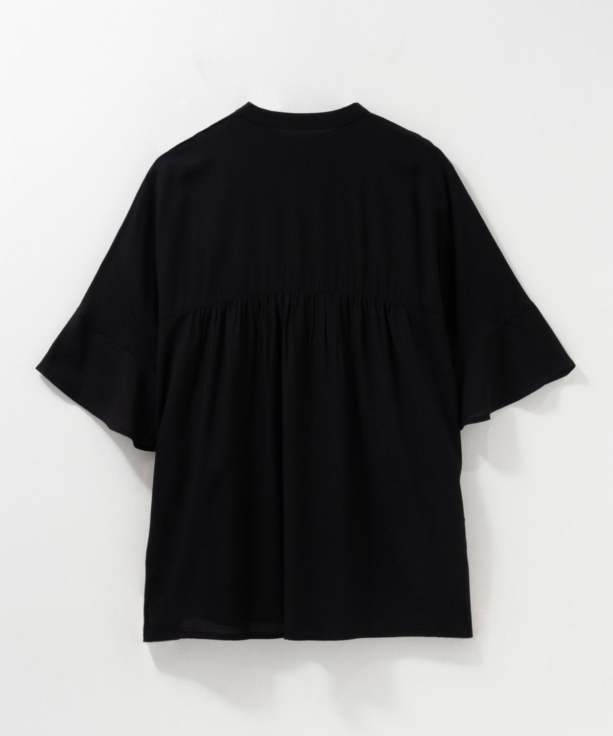 Howdy Marie インドファブリック 袖フリルシャツ レディース