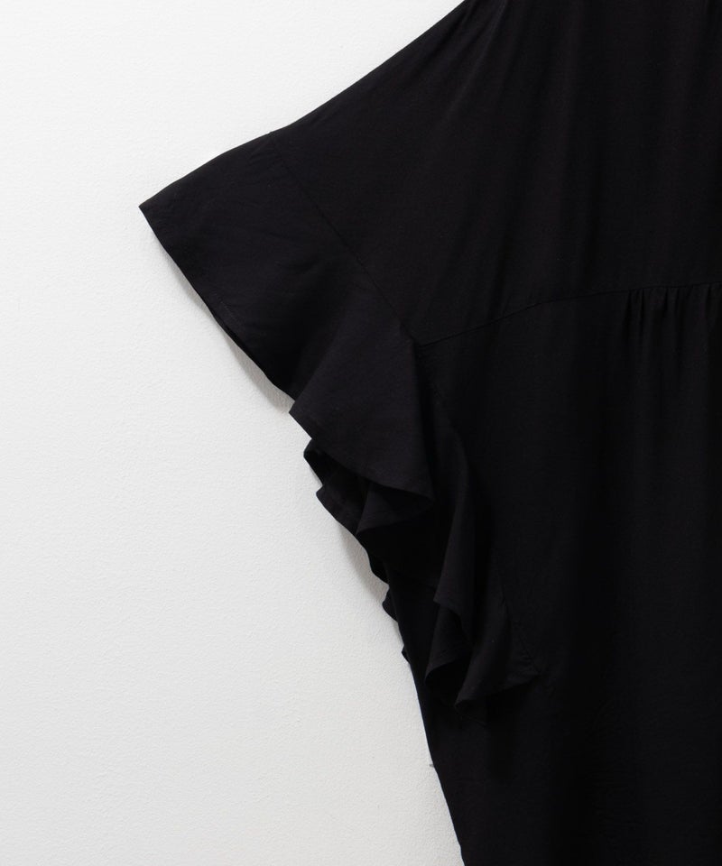 Howdy Marie インドファブリック 袖フリルシャツ レディース商品画像-27