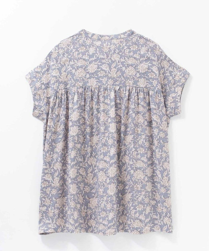 Howdy Marie インドファブリック 切替スキッパーシャツ レディース商品画像-25