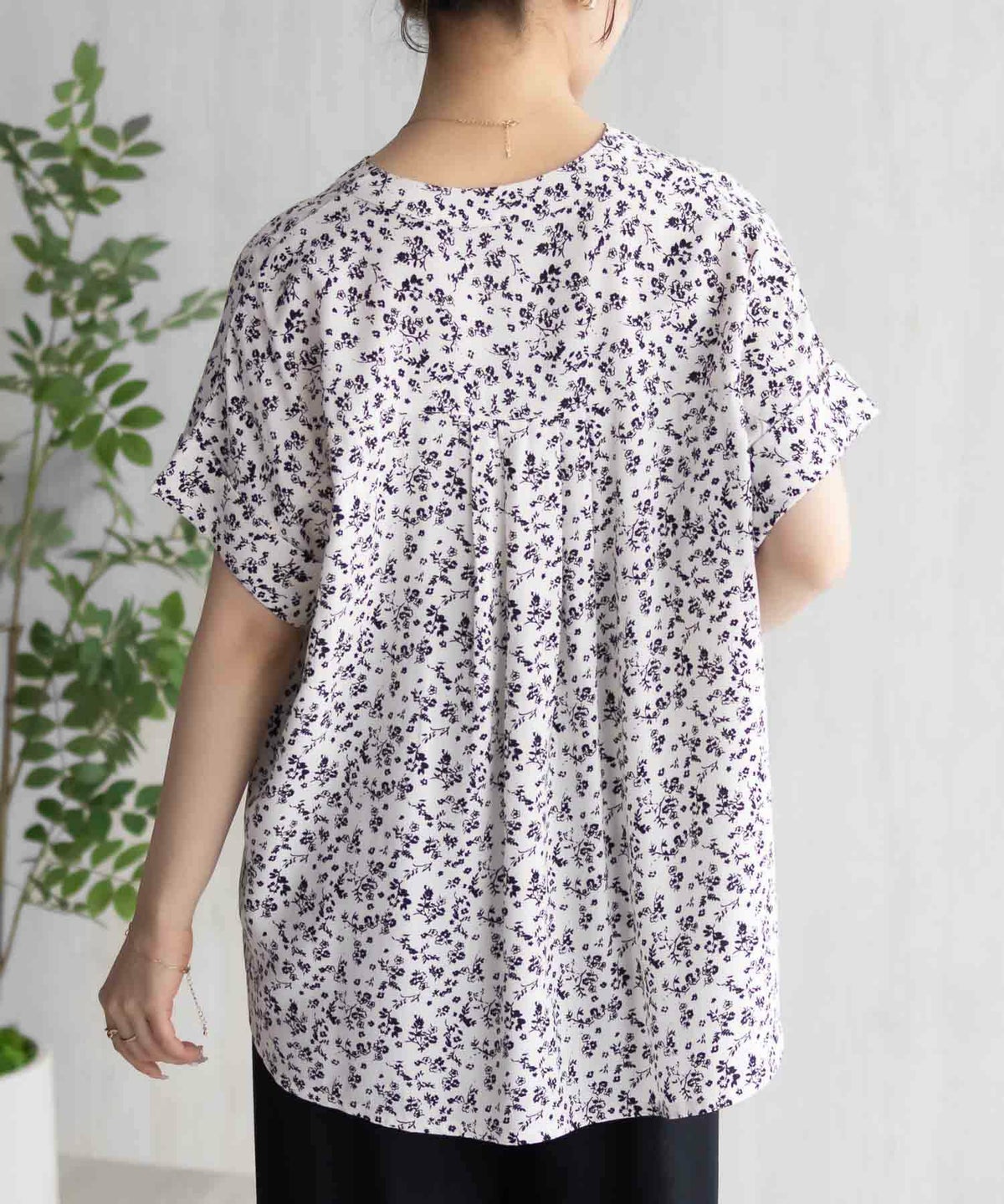 Howdy Marie インドファブリック スキッパーシャツ レディース