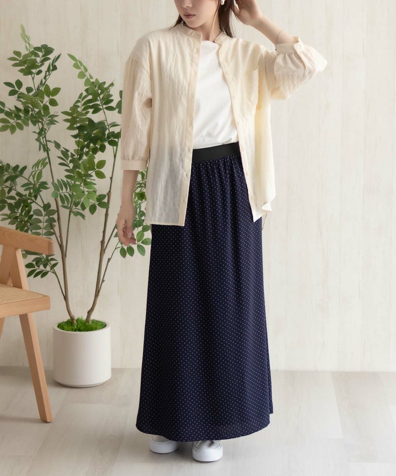 HusHusH バンドカラー7分袖ブラウス レディース商品画像-15