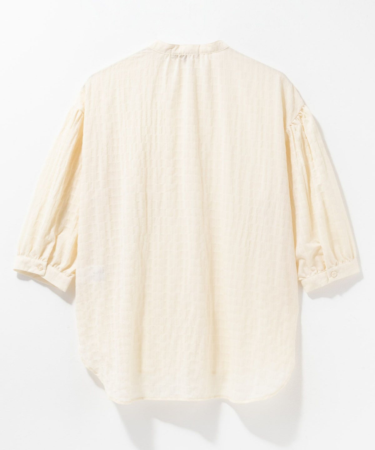 HusHusH バンドカラー7分袖ブラウス レディース