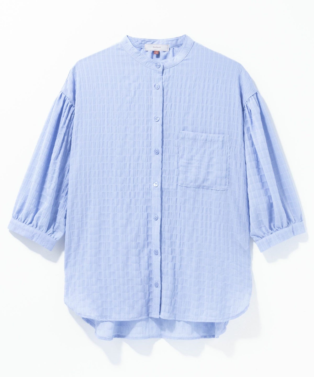 HusHusH バンドカラー7分袖ブラウス レディース