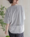 HusHusH 布帛切替Tシャツ レディース メール便 対応商品商品サムネイル-9