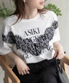 nAvy レース使いプリントTシャツ レディース メール便 対応商品商品サムネイル-7