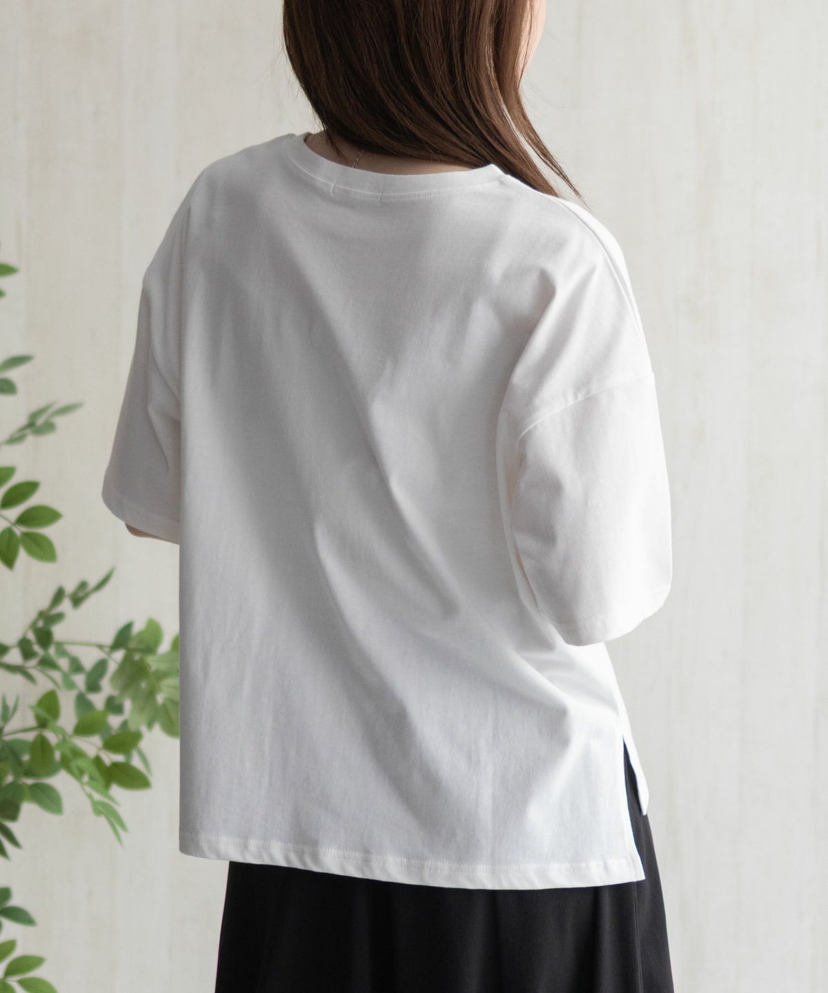 nAvy レース使いプリントTシャツ レディース ネコポス 対応商品