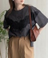 nAvy レース使いプリントTシャツ レディース メール便 対応商品商品サムネイル-14