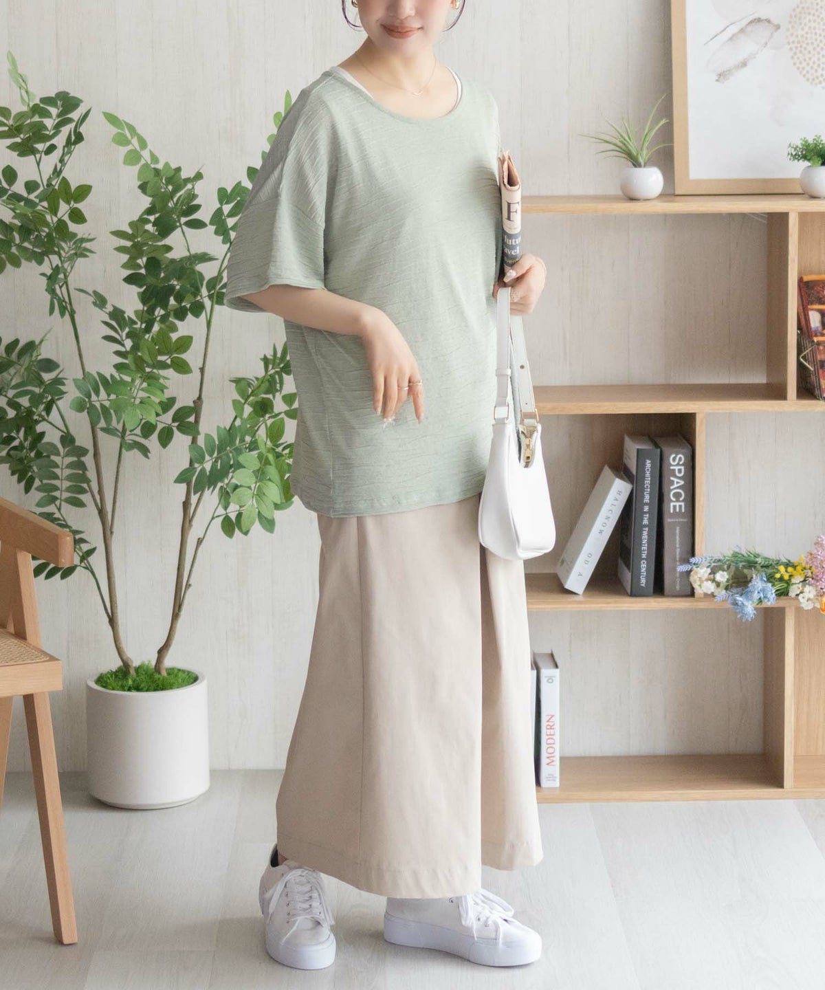 nAvy シアープルオーバーアンサンブル レディース