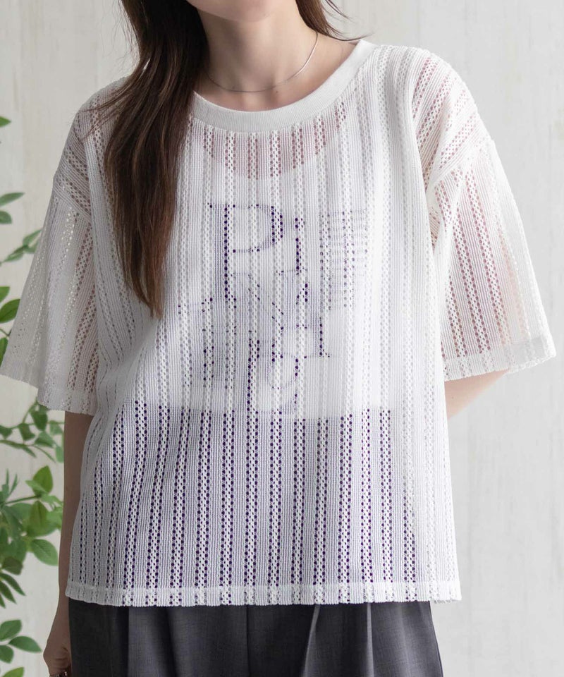 nAvy  メッシュレースTシャツ アンサンブル レディース商品画像-4