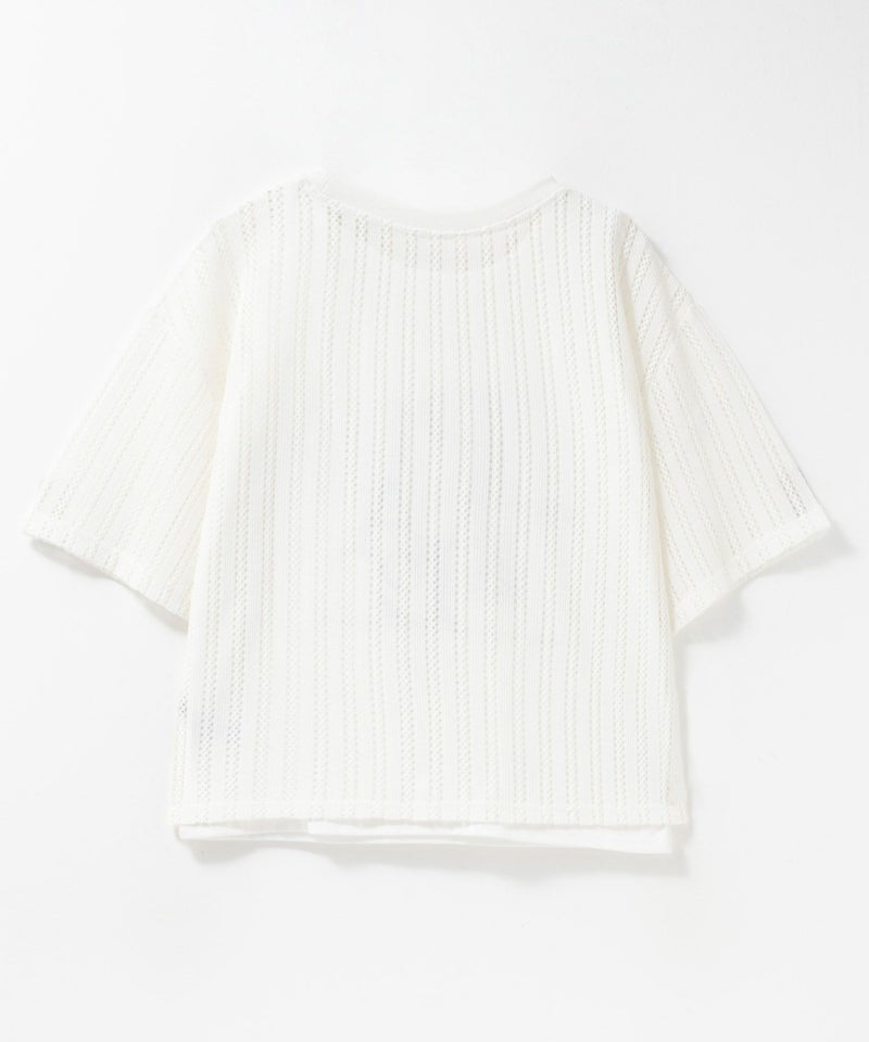 nAvy メッシュレースTシャツ アンサンブル レディース商品画像-25