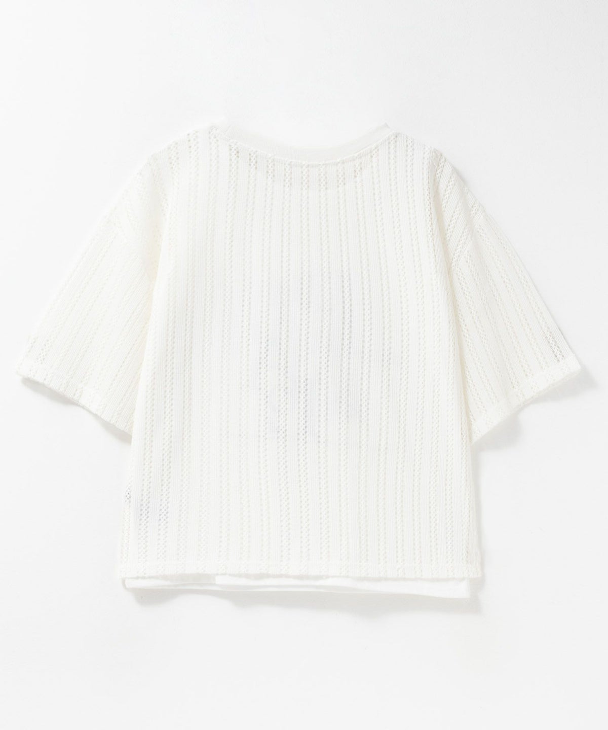 nAvy メッシュレースTシャツ アンサンブル レディース