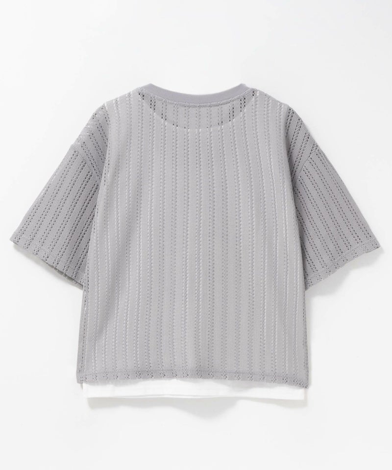 nAvy メッシュレースTシャツ アンサンブル レディース商品画像-27