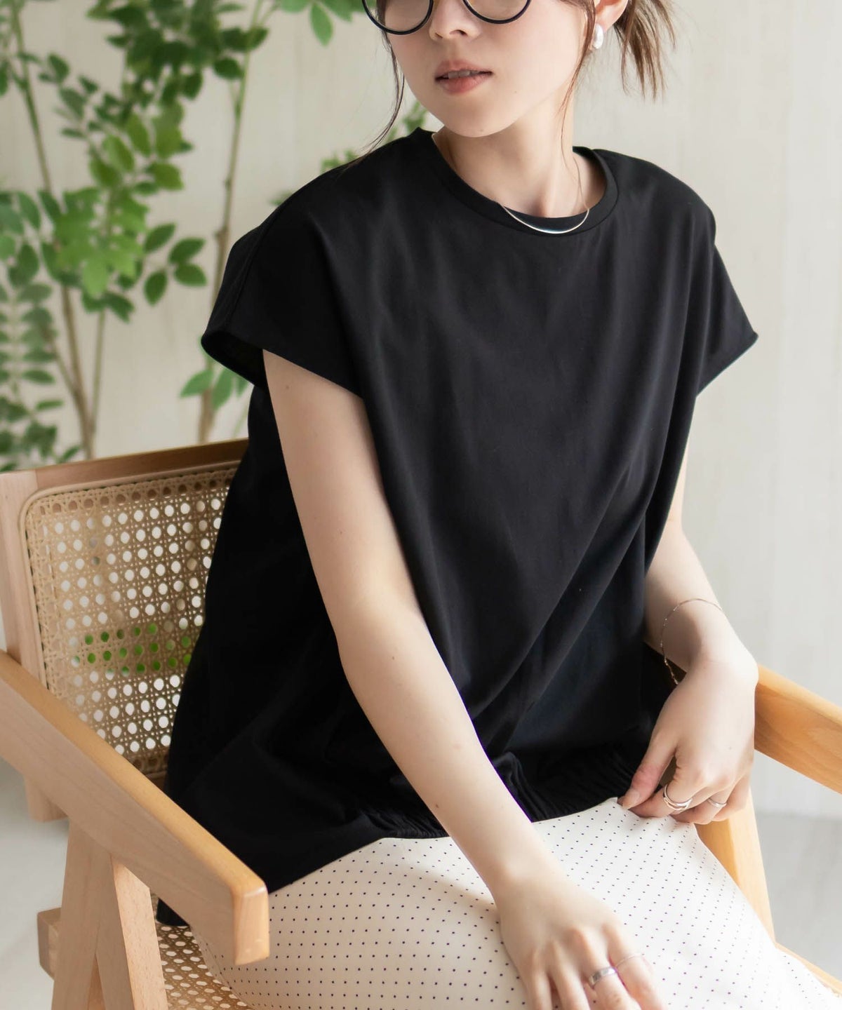 HusHusH 裾ゴムフレンチTシャツ レディース ネコポス 対応商品