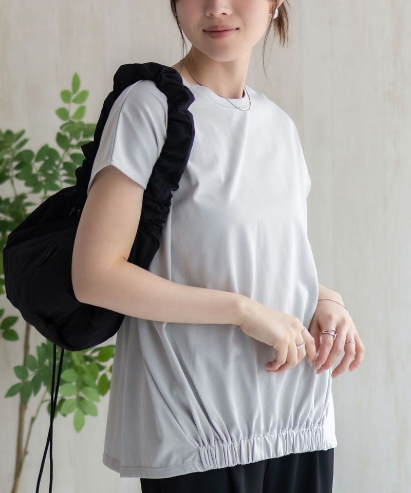 HusHusH 裾ゴムフレンチTシャツ レディース メール便 対応商品商品画像-13