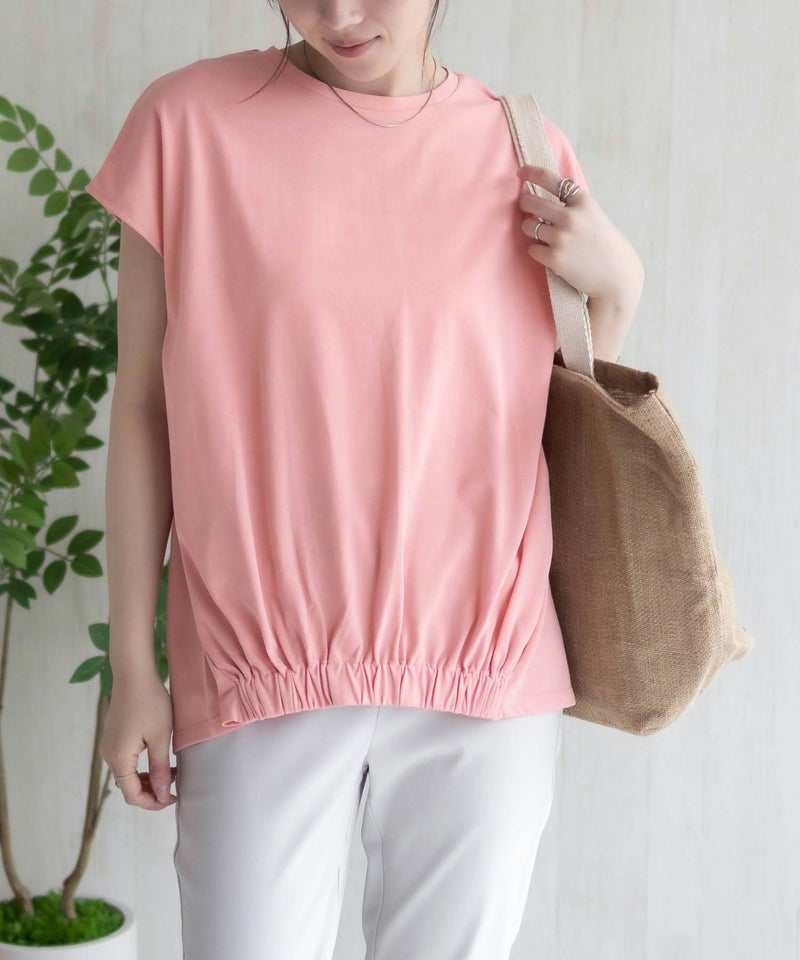 HusHusH 裾ゴムフレンチTシャツ レディース メール便 対応商品商品画像-17