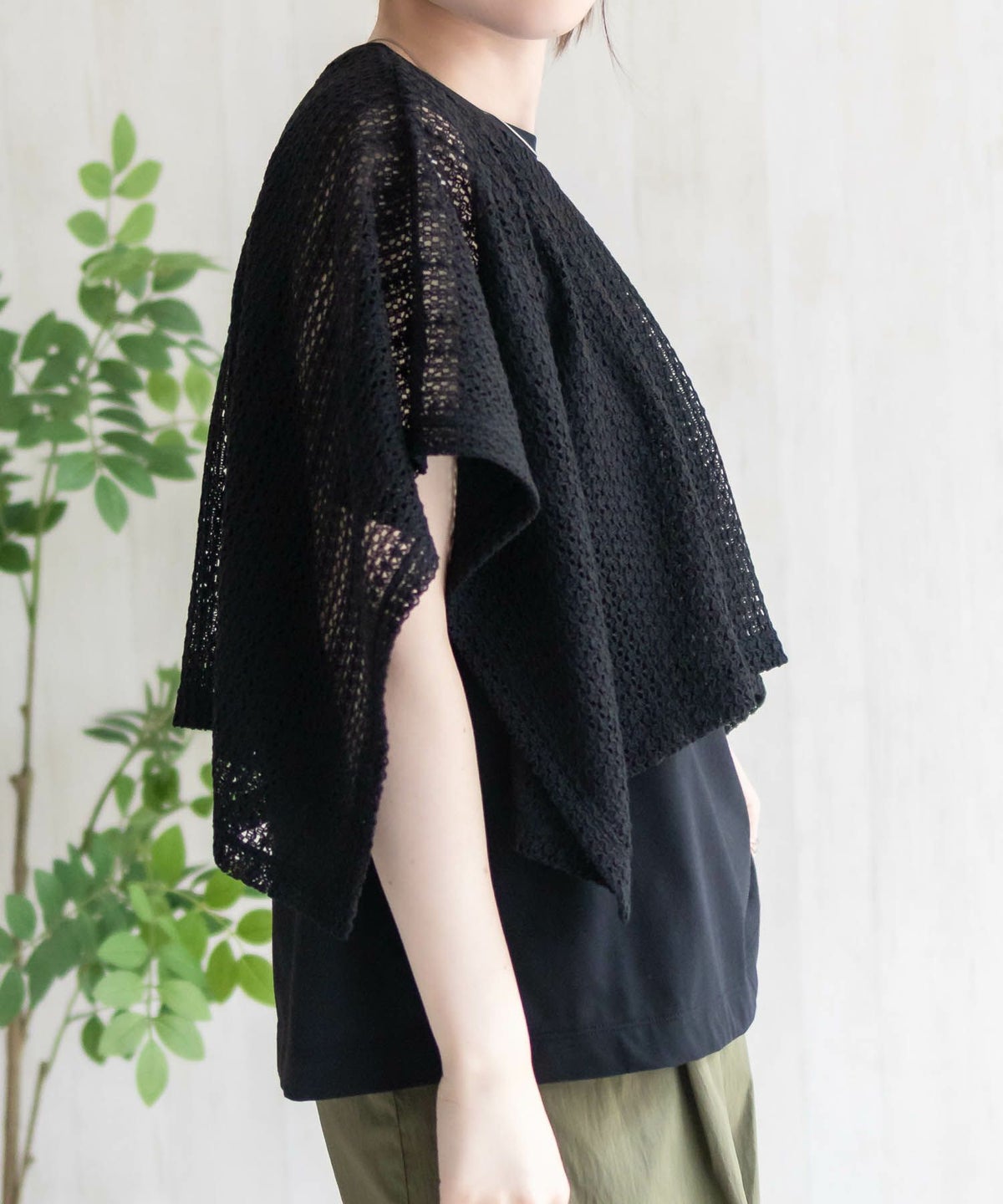 HusHusH ケープ調Tシャツ レディース ネコポス 対応商品