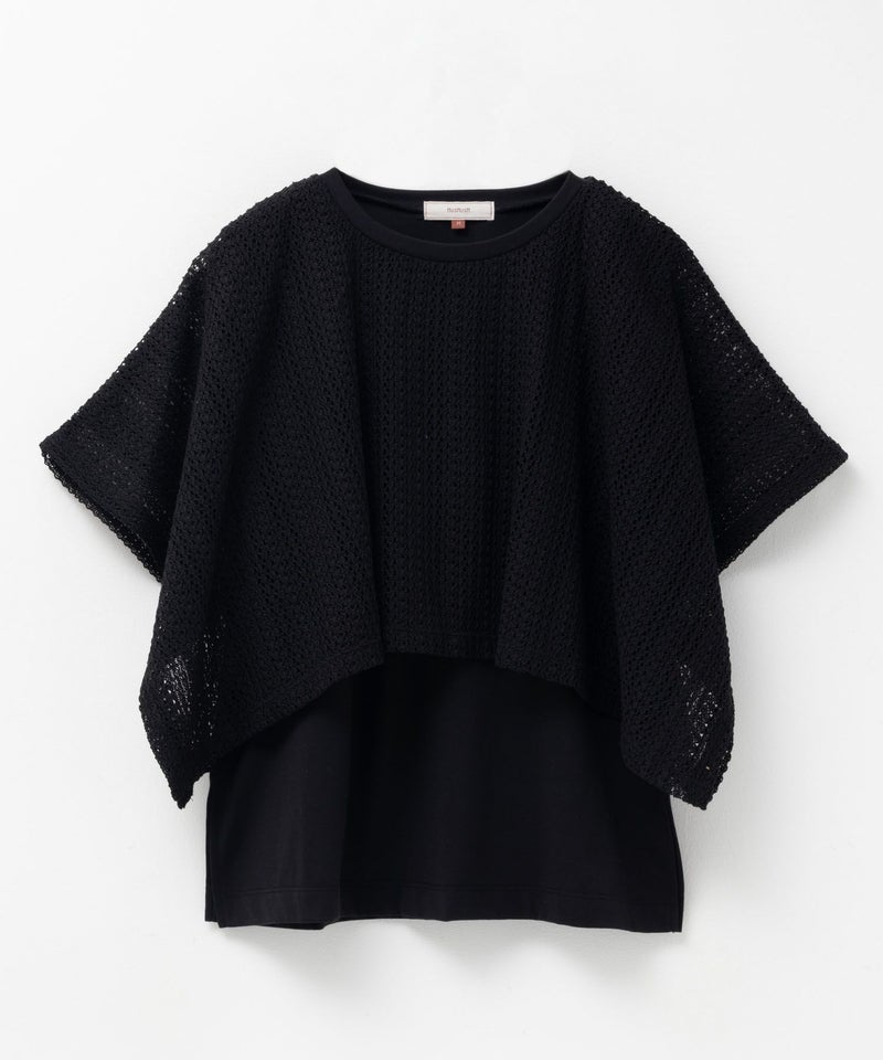 HusHusH  ケープ調Tシャツ レディース メール便 対応商品商品画像-18