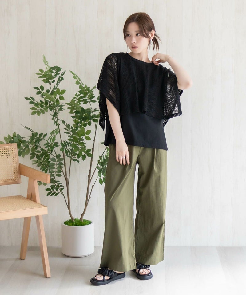 HusHusH ケープ調Tシャツ レディース メール便 対応商品商品画像-26