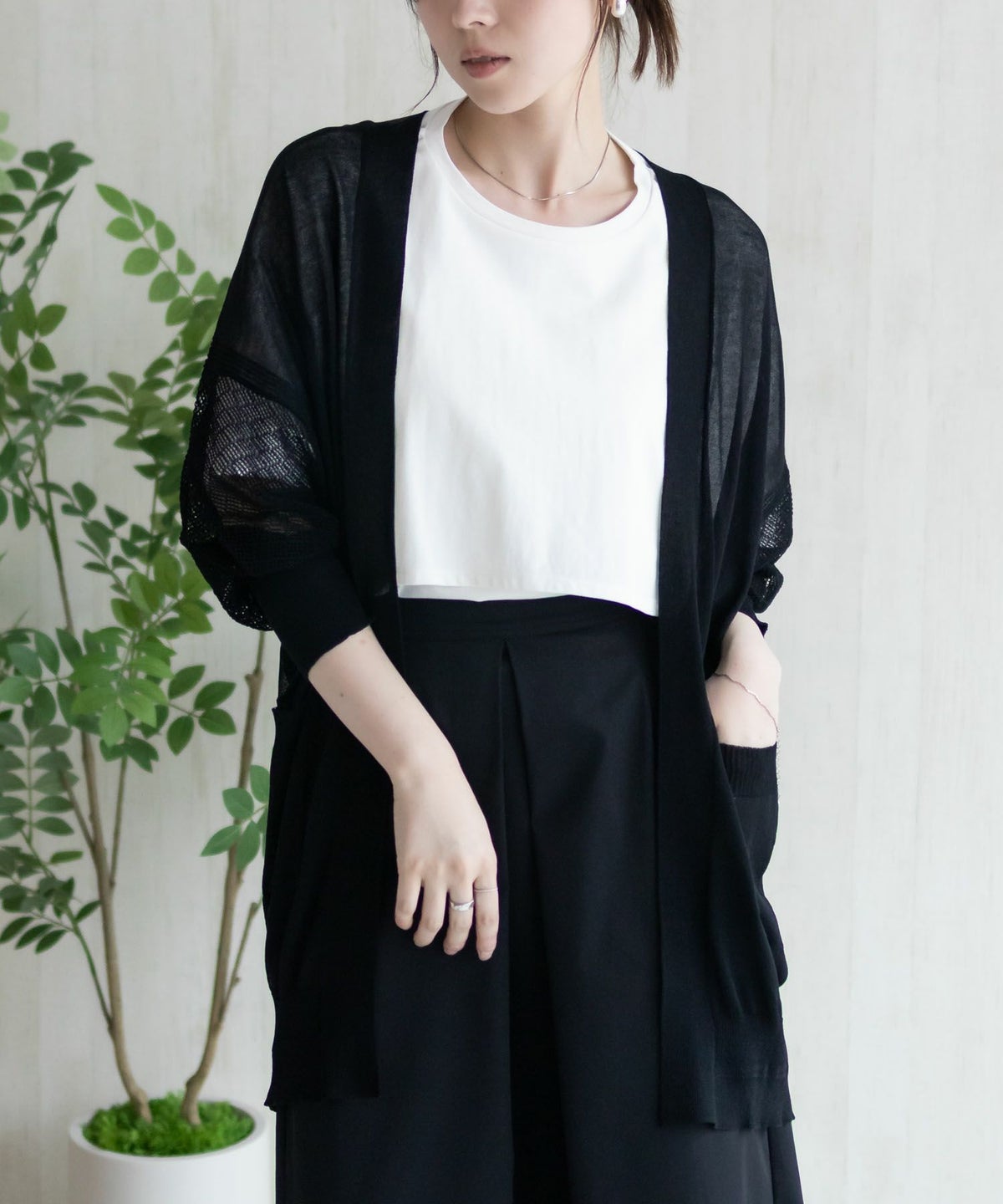 HusHusH トッパーカーディガン レディース