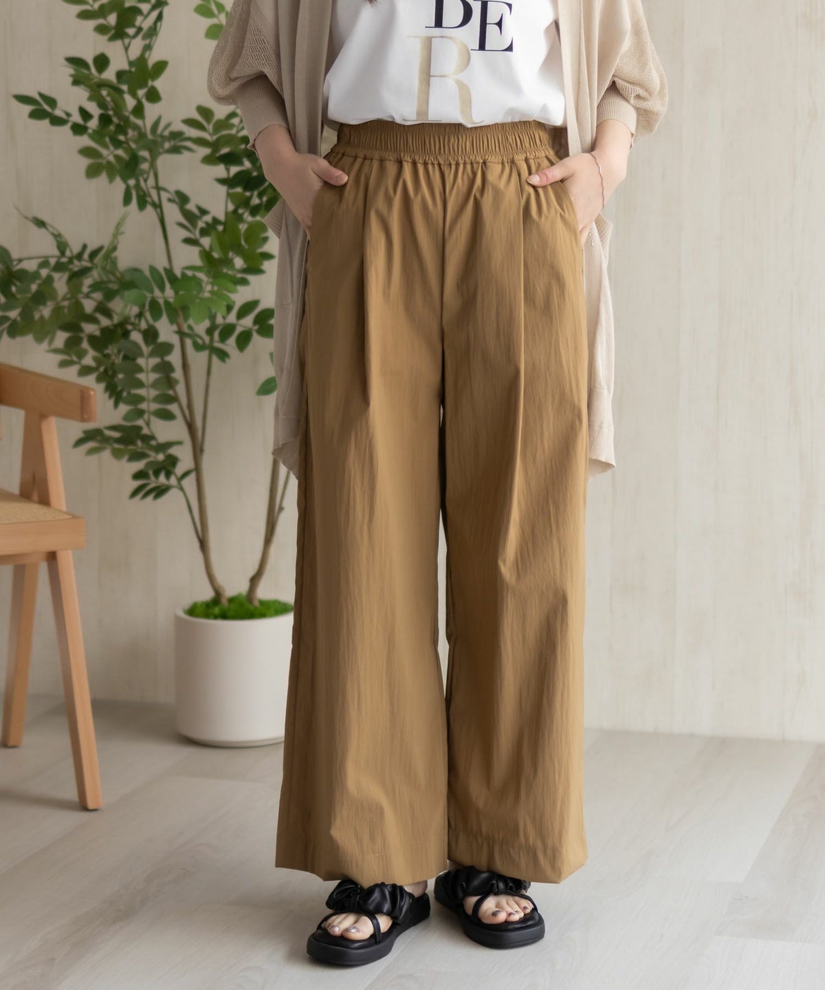 HusHusH ワイドパンツ レディース